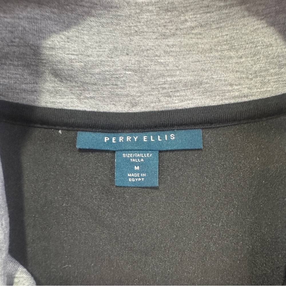NWT Perry Ellis Full Zip Sweatshirt Men’s Size Medium - Picture 2 of 14